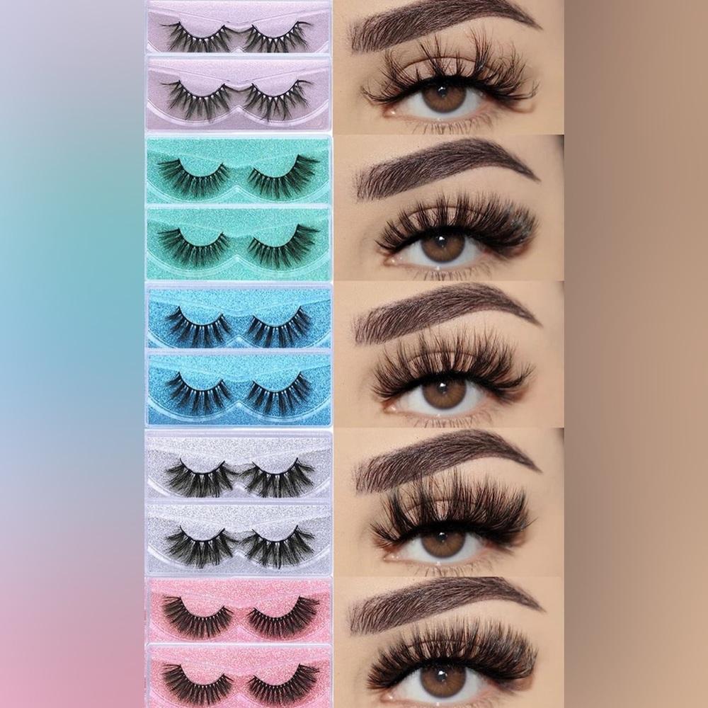 False Eyelashes 5 Different Styles